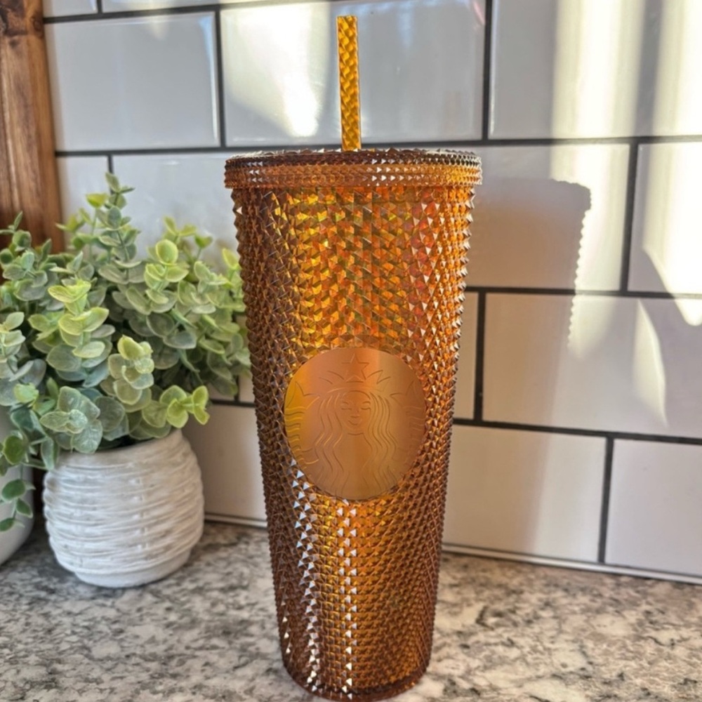 Starbucks || Gold Studded Cup Limited Edition 50 Year Anniversary Tumbler Venti